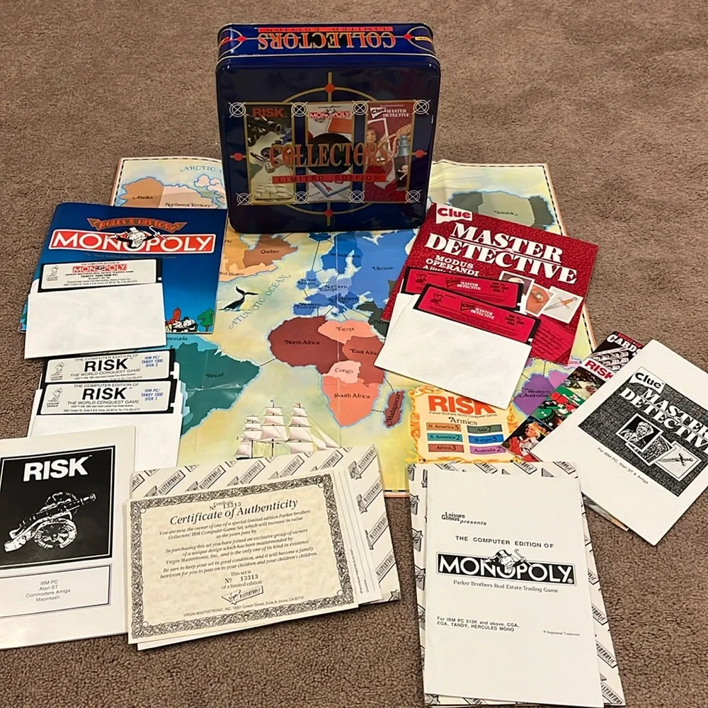 collector’s games Limited Edition from Virgin Mastertronic for PC